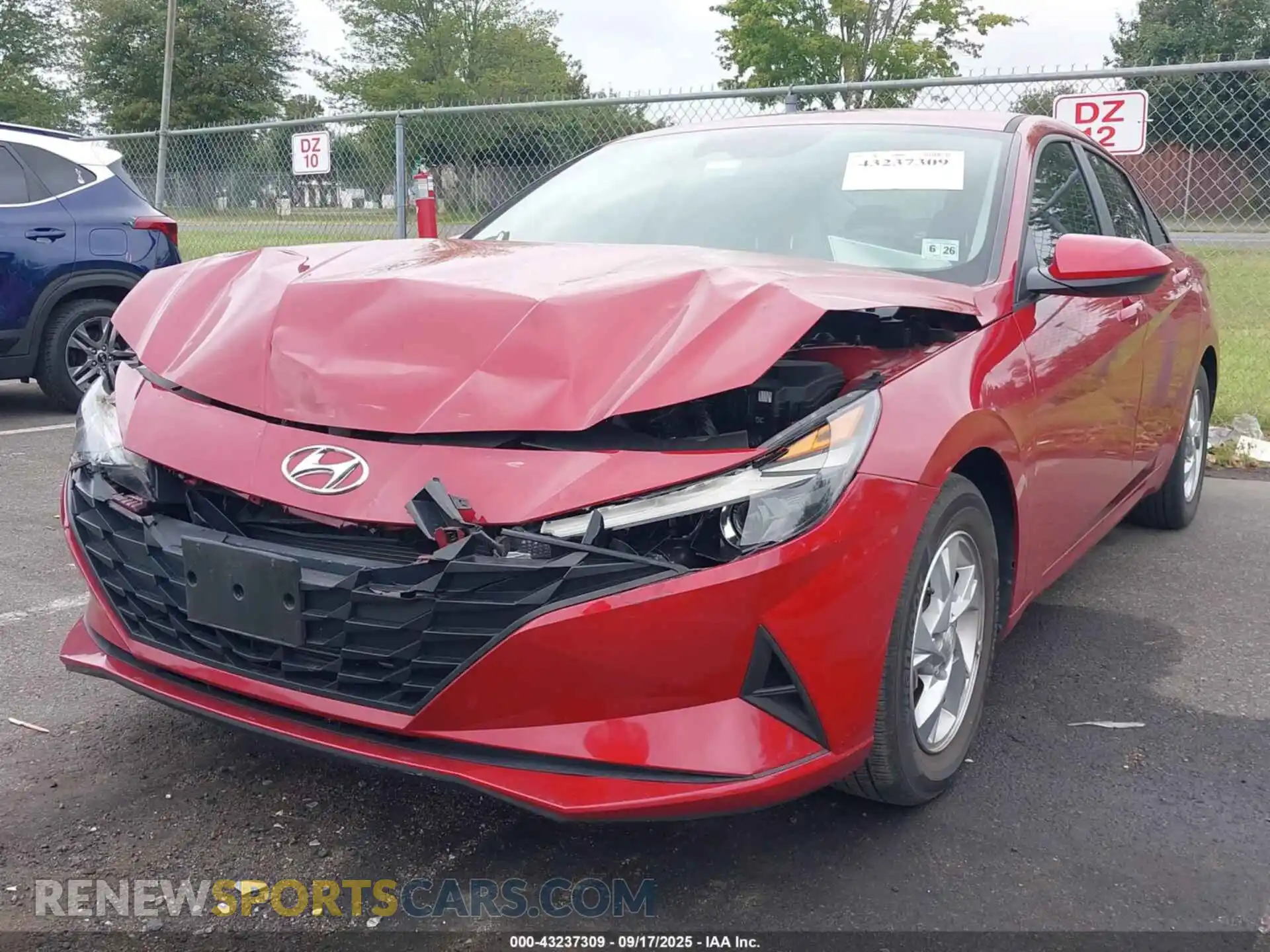 2 Photograph of a damaged car KMHLL4AG5MU173224 HYUNDAI ELANTRA 2021