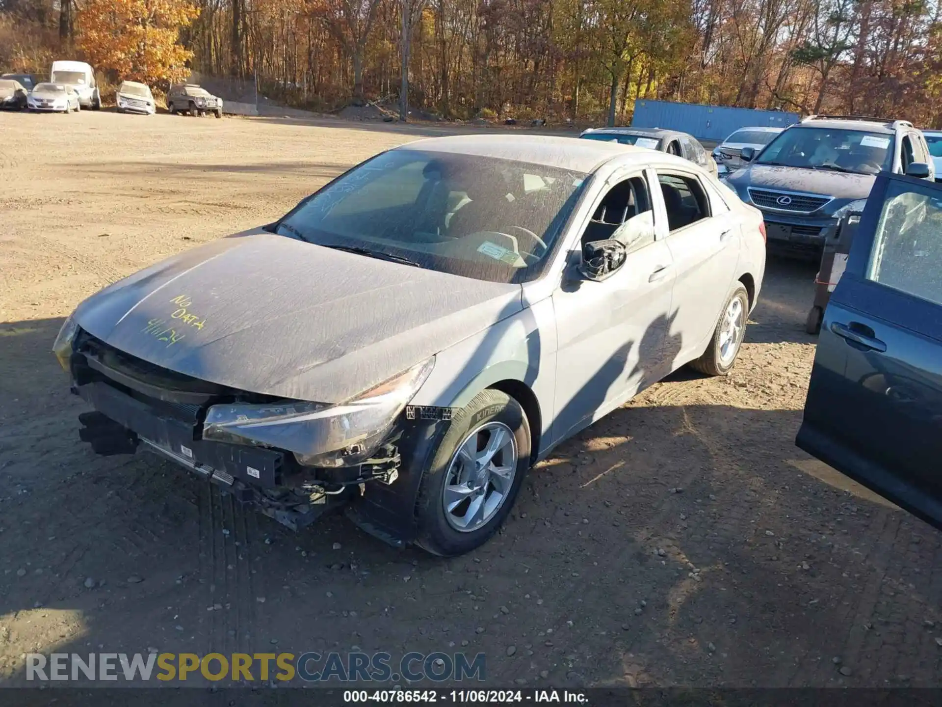 2 Photograph of a damaged car KMHLL4AG5MU180481 HYUNDAI ELANTRA 2021