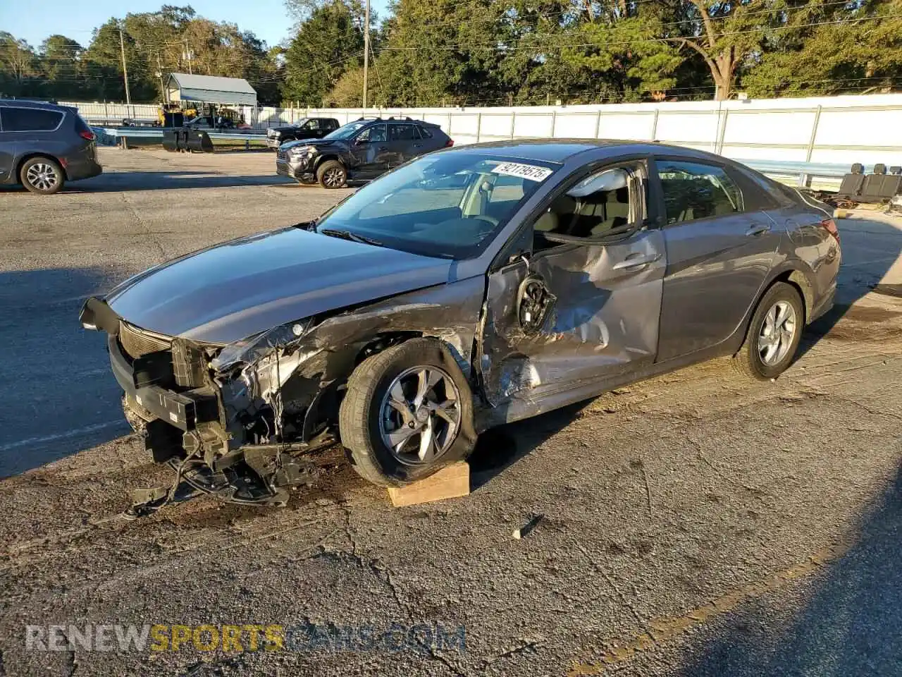 1 Photograph of a damaged car KMHLL4AG6MU103036 HYUNDAI ELANTRA 2021