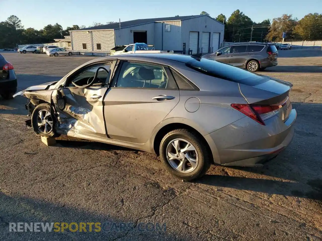 2 Photograph of a damaged car KMHLL4AG6MU103036 HYUNDAI ELANTRA 2021