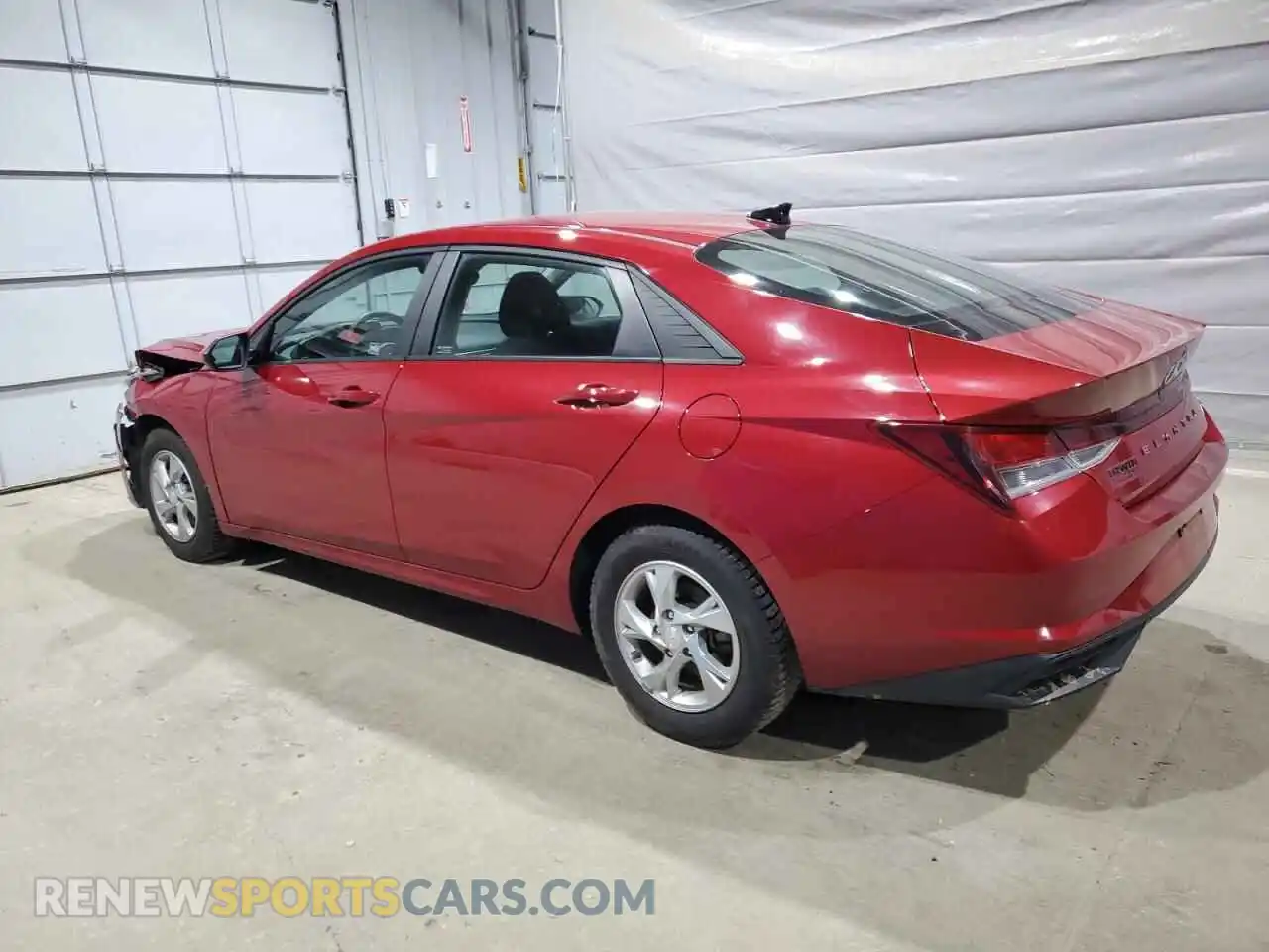 2 Photograph of a damaged car KMHLL4AG7MU139513 HYUNDAI ELANTRA 2021