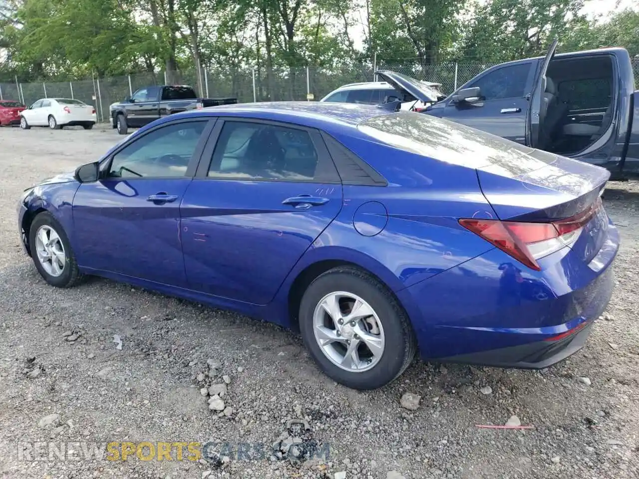 2 Photograph of a damaged car KMHLL4AG7MU149071 HYUNDAI ELANTRA 2021