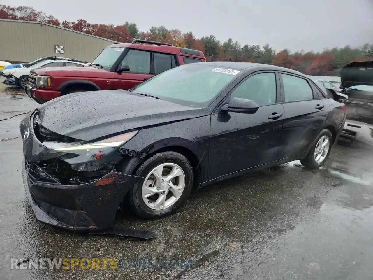1 Photograph of a damaged car KMHLL4AG8MU067656 HYUNDAI ELANTRA 2021