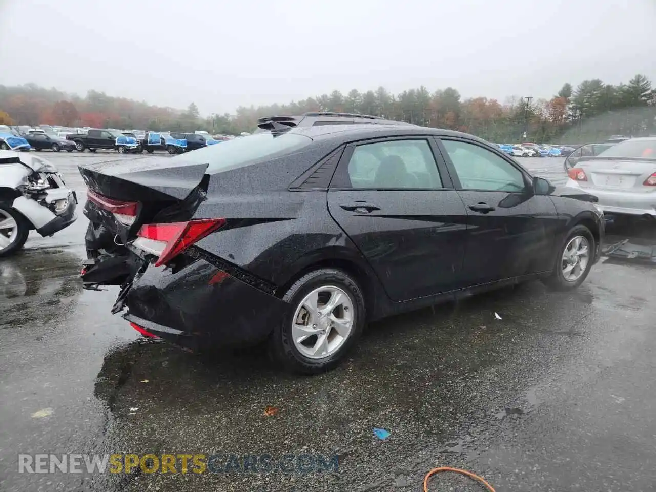 3 Photograph of a damaged car KMHLL4AG8MU067656 HYUNDAI ELANTRA 2021
