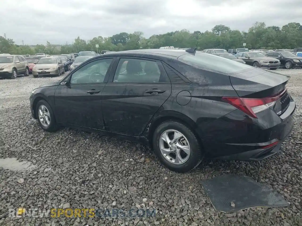 2 Photograph of a damaged car KMHLL4AG8MU071979 HYUNDAI ELANTRA 2021