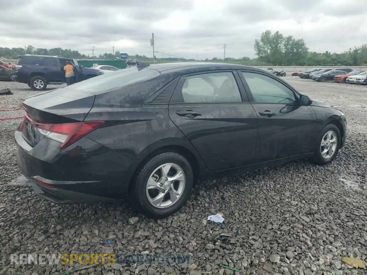 3 Photograph of a damaged car KMHLL4AG8MU071979 HYUNDAI ELANTRA 2021