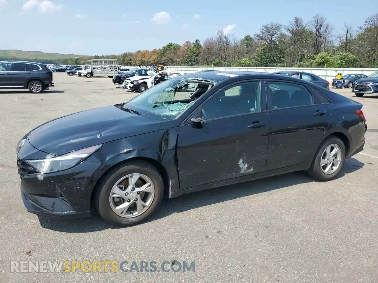 1 Photograph of a damaged car KMHLL4AG8MU165568 HYUNDAI ELANTRA 2021