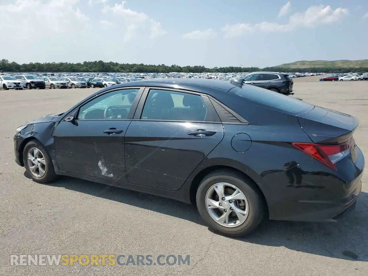 2 Photograph of a damaged car KMHLL4AG8MU165568 HYUNDAI ELANTRA 2021