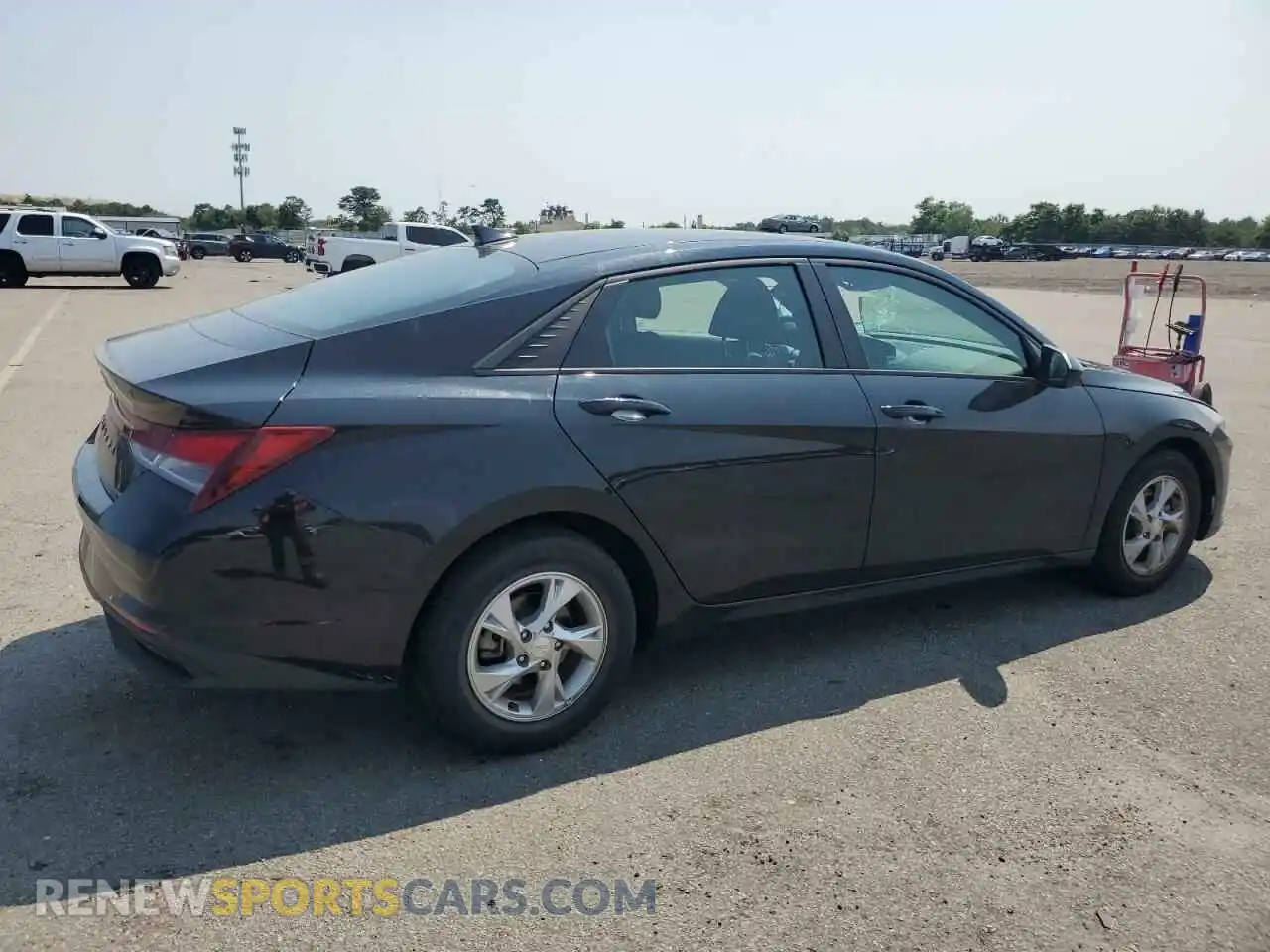 3 Photograph of a damaged car KMHLL4AG8MU165568 HYUNDAI ELANTRA 2021