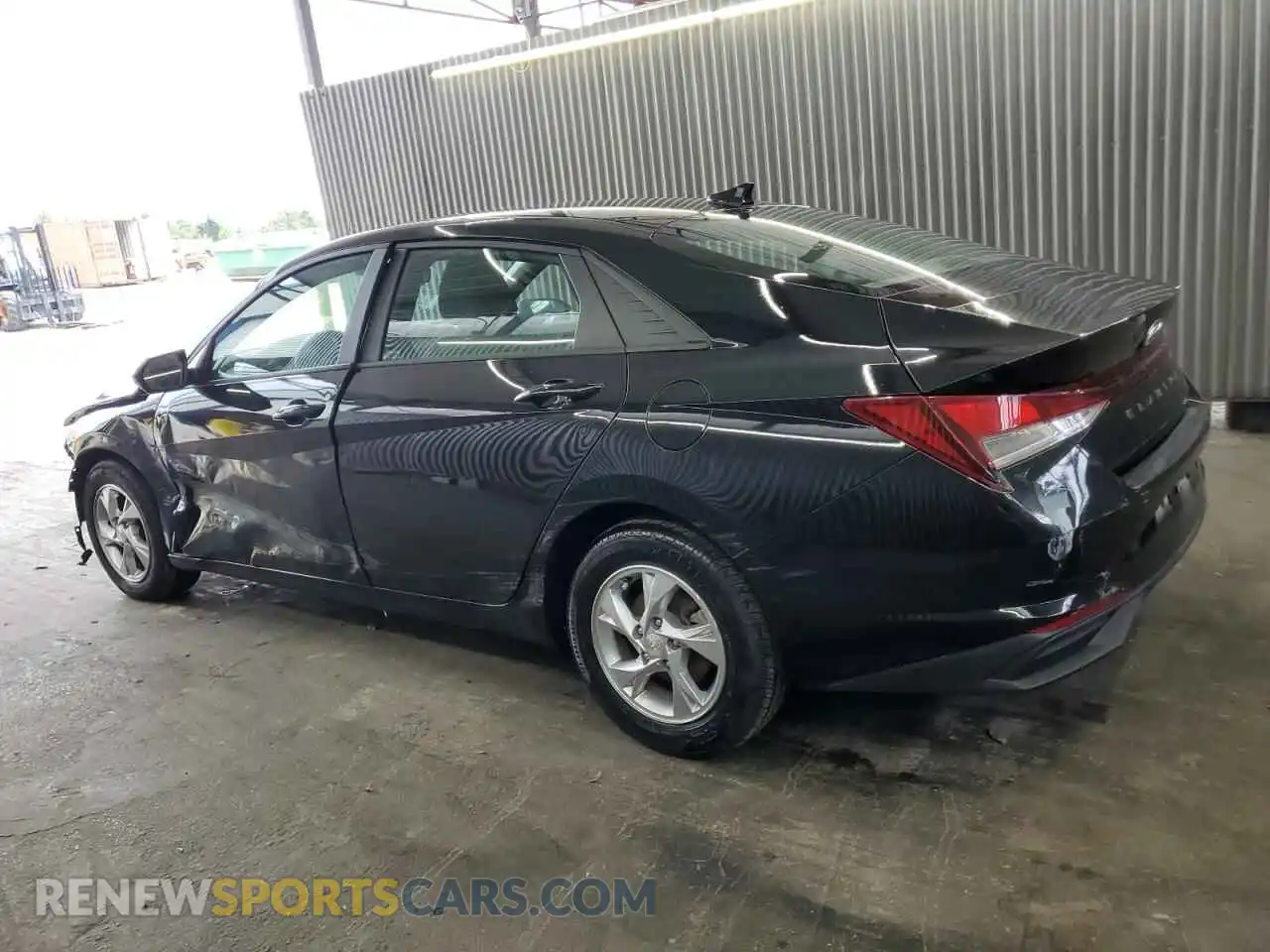 2 Photograph of a damaged car KMHLL4AG8MU173945 HYUNDAI ELANTRA 2021