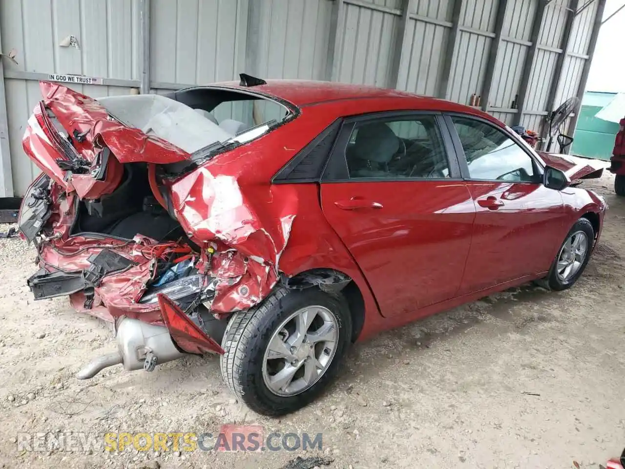 3 Photograph of a damaged car KMHLL4AG8MU196853 HYUNDAI ELANTRA 2021