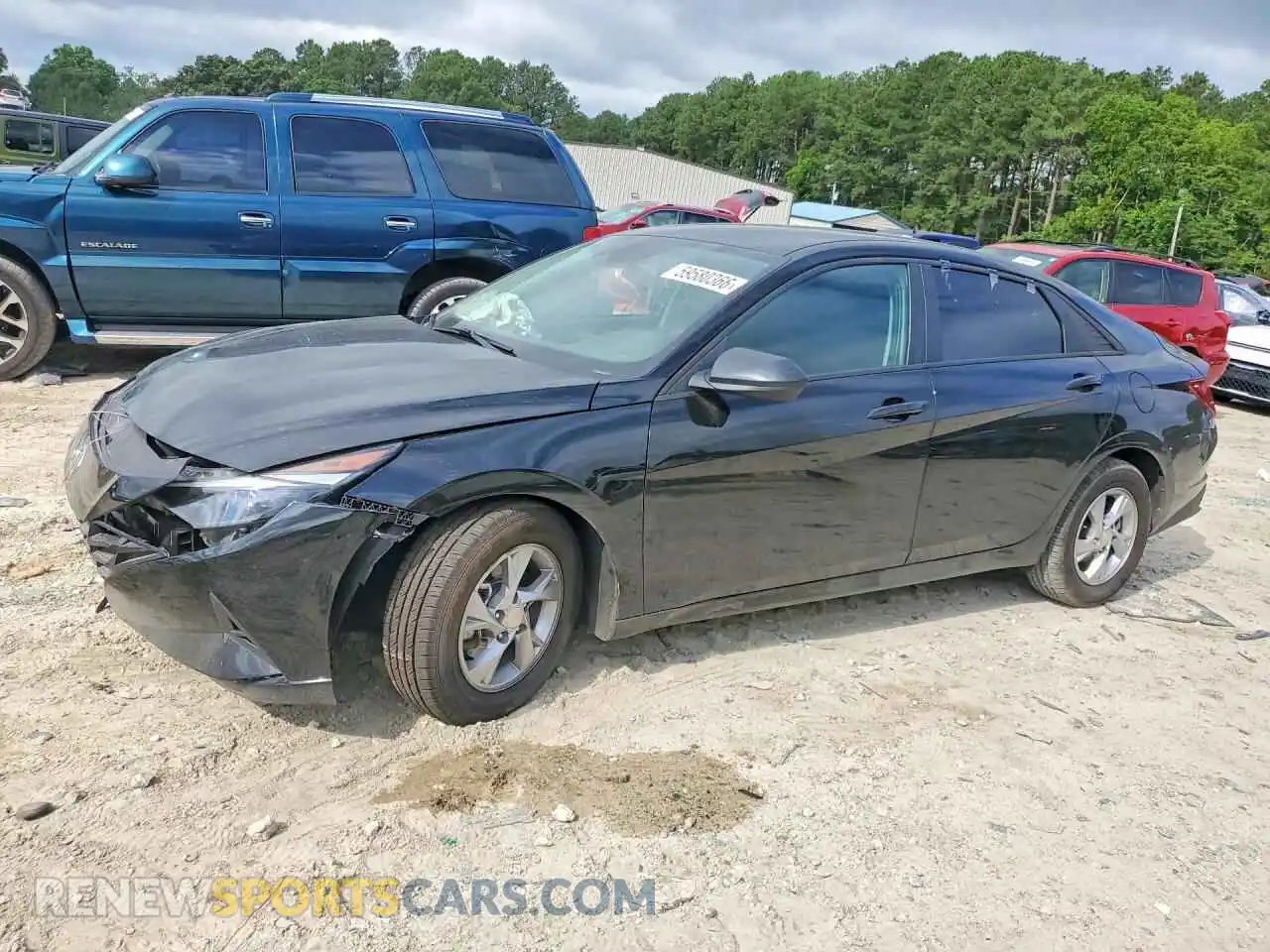 1 Photograph of a damaged car KMHLL4AG9MU113902 HYUNDAI ELANTRA 2021