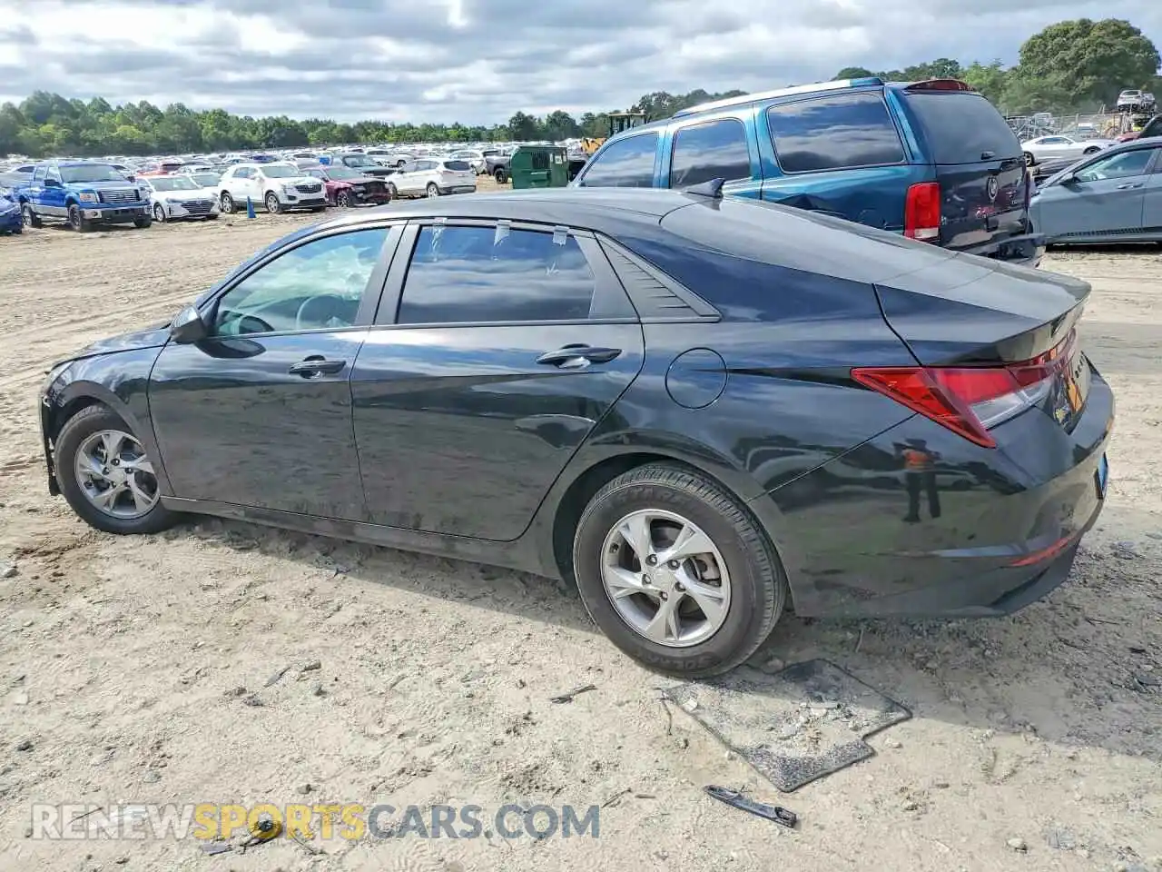 2 Photograph of a damaged car KMHLL4AG9MU113902 HYUNDAI ELANTRA 2021