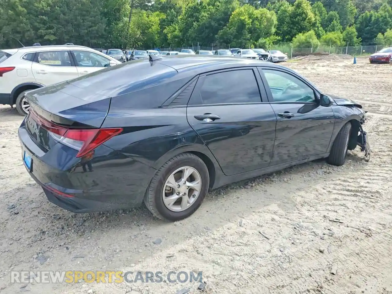 3 Photograph of a damaged car KMHLL4AG9MU113902 HYUNDAI ELANTRA 2021
