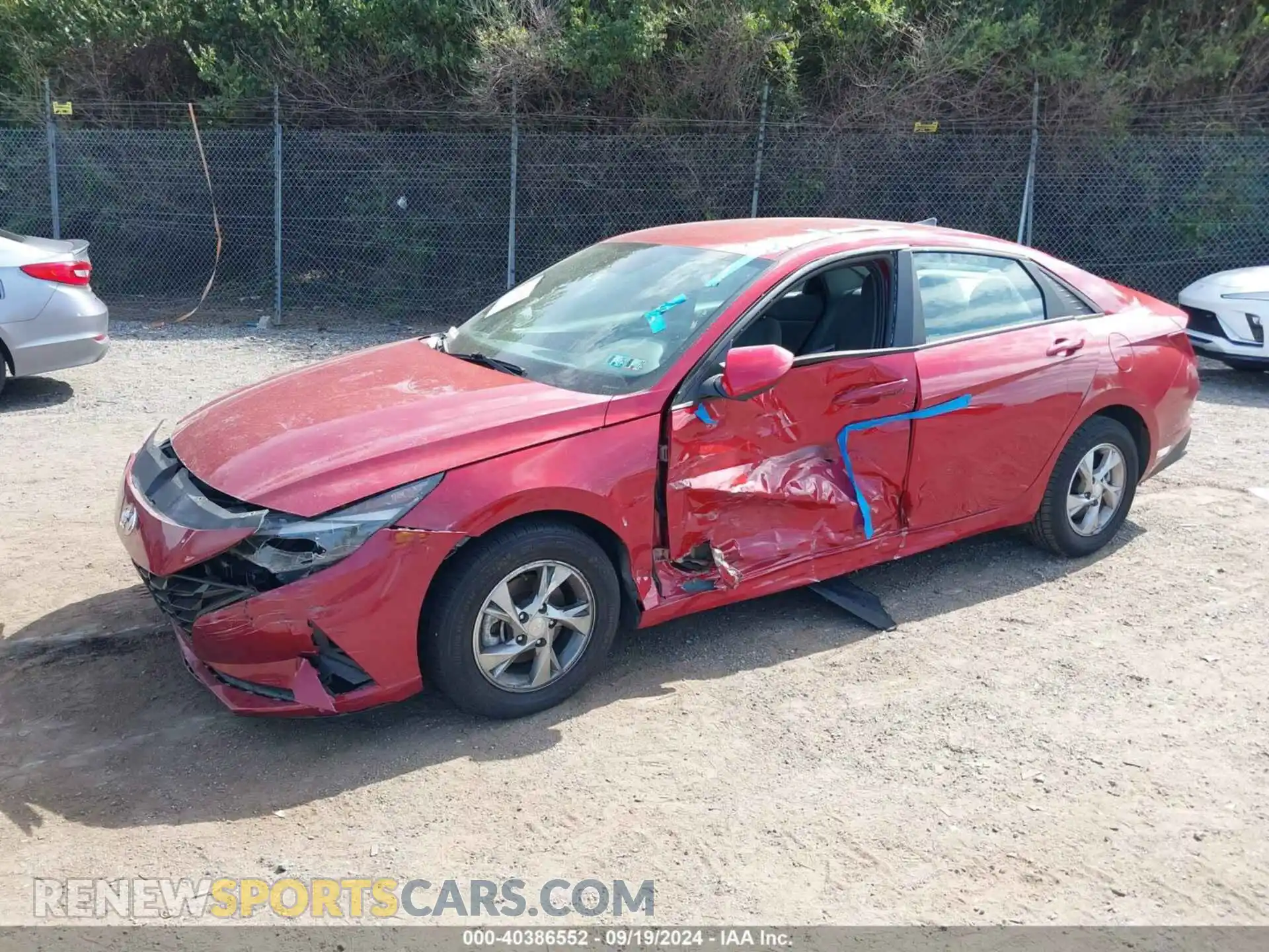 2 Photograph of a damaged car KMHLL4AG9MU210405 HYUNDAI ELANTRA 2021