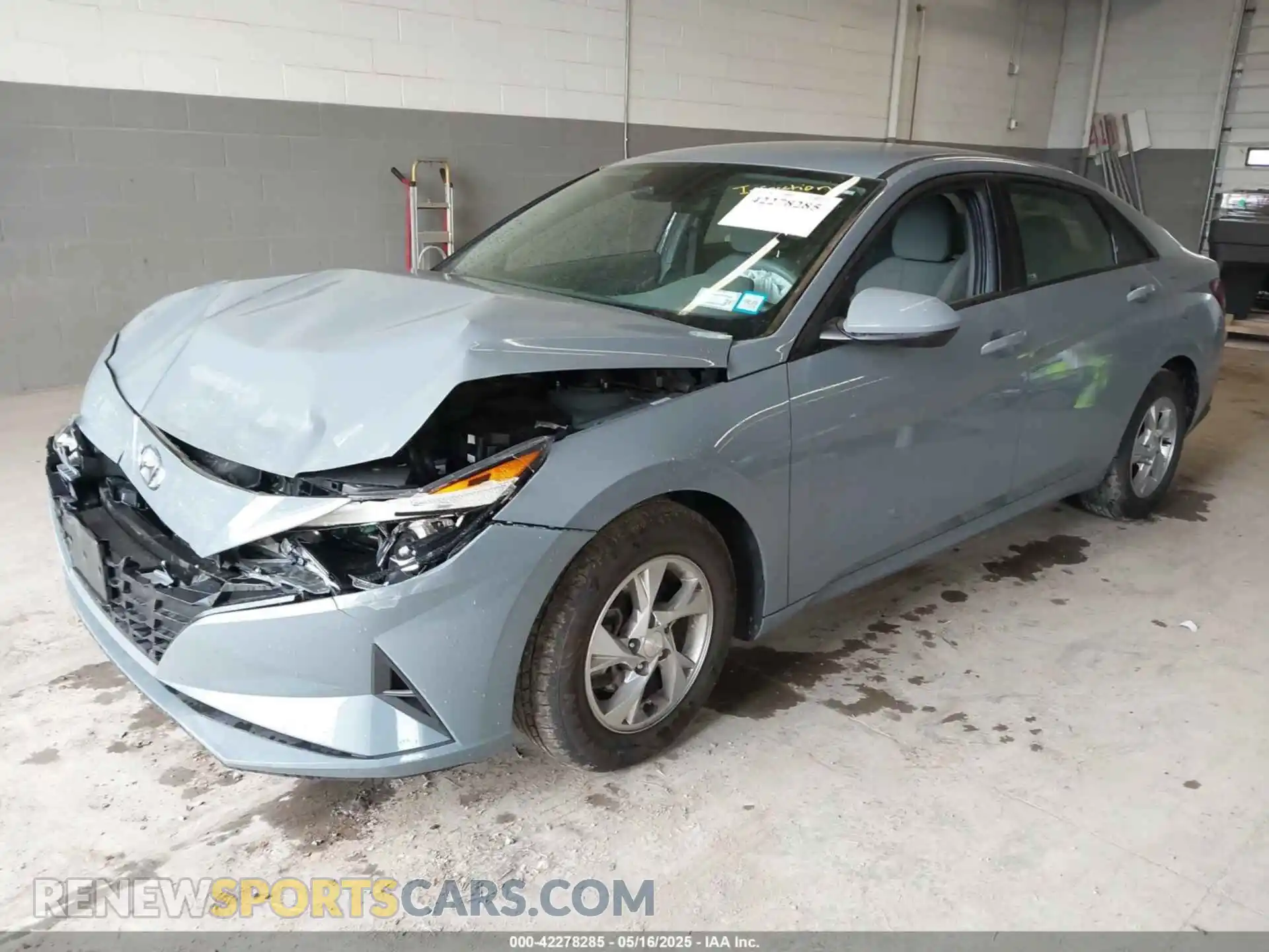 2 Фотография поврежденного автомобиля KMHLL4AGXMU119823 HYUNDAI ELANTRA 2021