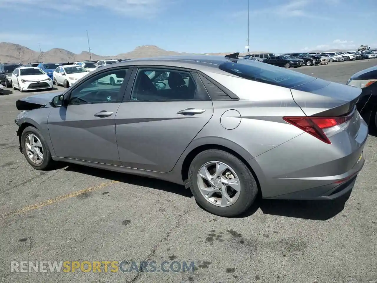 2 Photograph of a damaged car KMHLL4AGXMU173848 HYUNDAI ELANTRA 2021