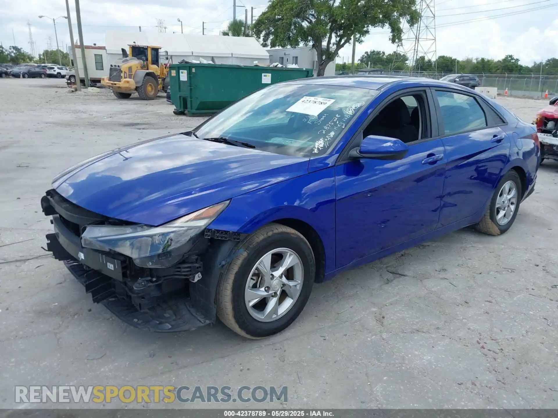 2 Photograph of a damaged car KMHLL4AGXMU178032 HYUNDAI ELANTRA 2021