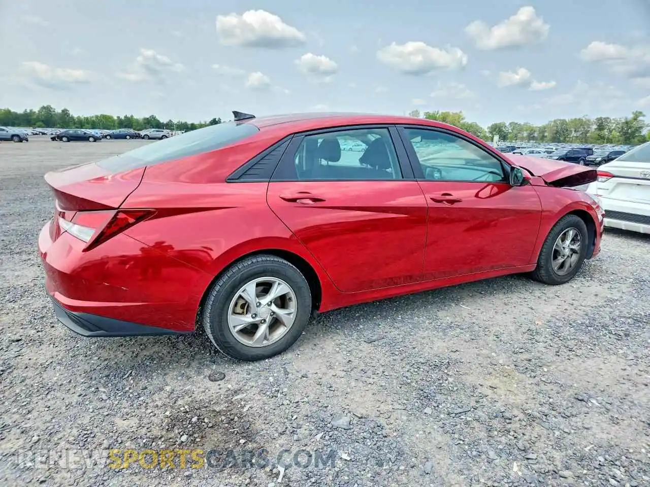 3 Photograph of a damaged car KMHLL4AGXMU199656 HYUNDAI ELANTRA 2021