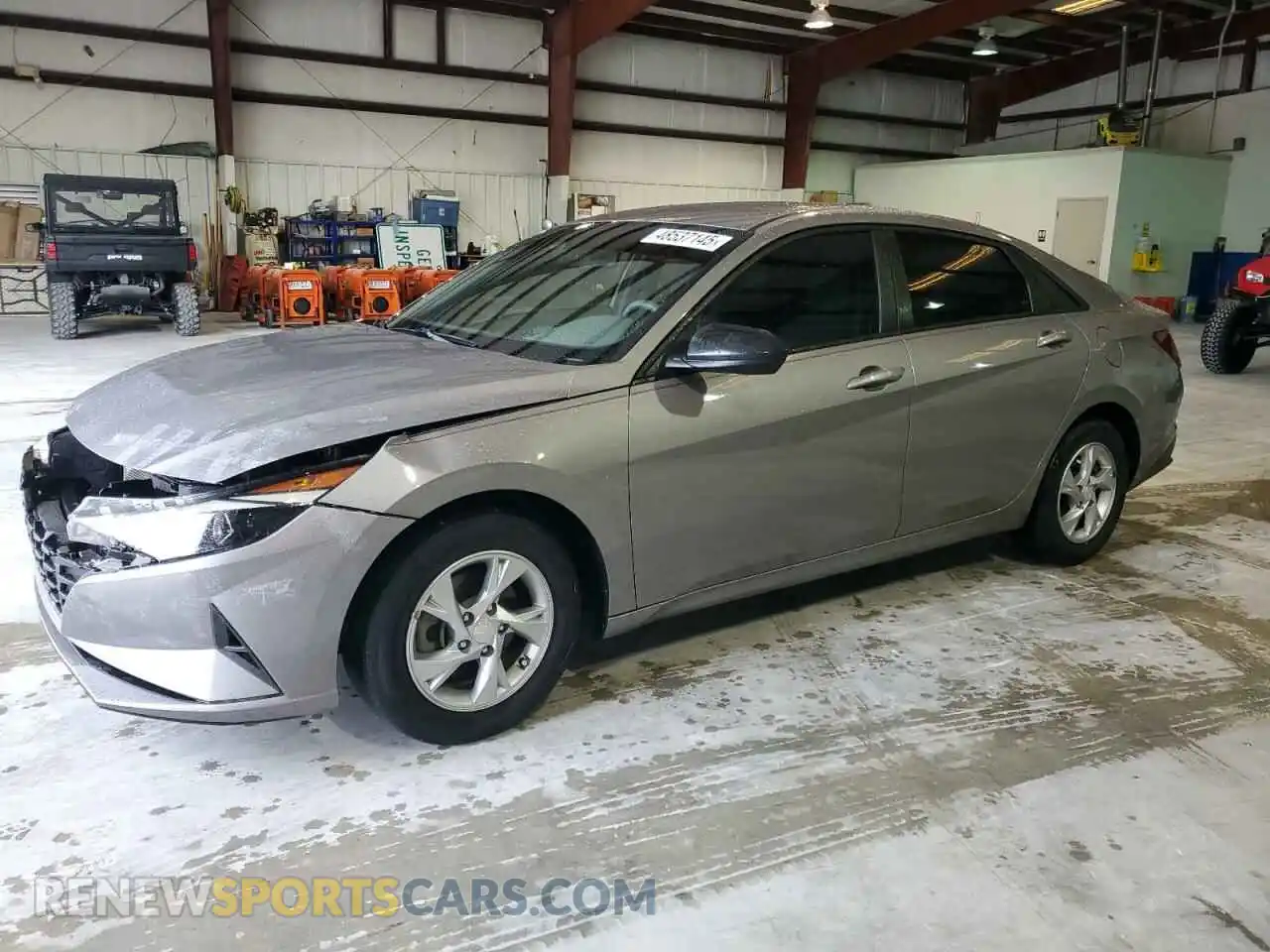 1 Photograph of a damaged car KMHLL4AGXMU210249 HYUNDAI ELANTRA 2021