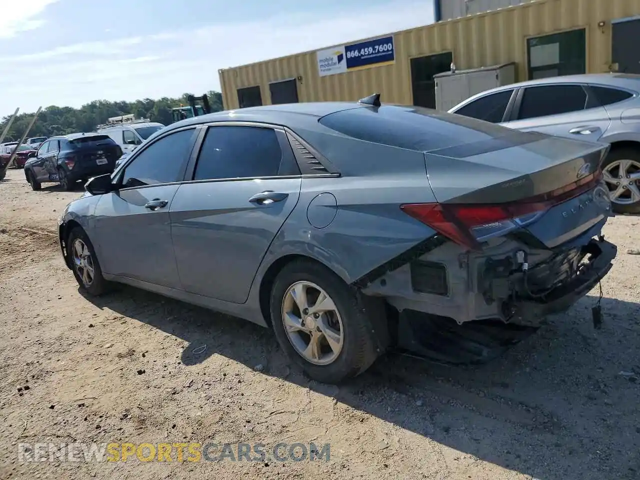 2 fotografías del automóvil dañado KMHLL4AGXMU213698 HYUNDAI ELANTRA 2021
