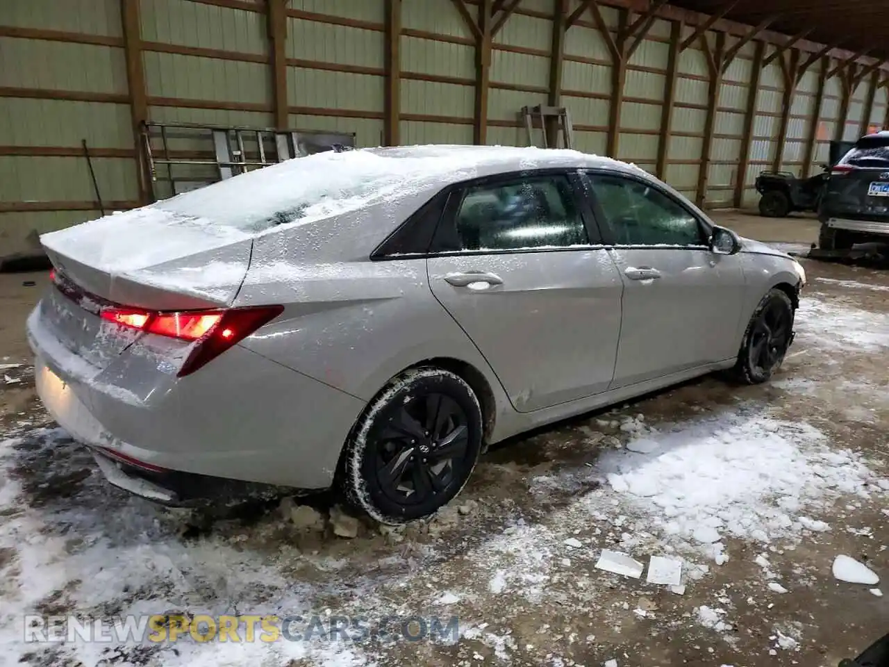 3 fotografías del automóvil dañado KMHLM4AG1MU139701 HYUNDAI ELANTRA 2021