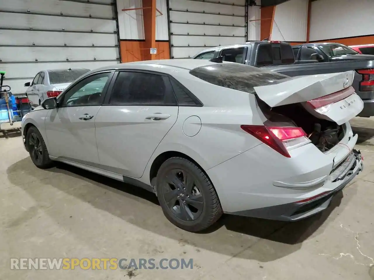 2 Photograph of a damaged car KMHLM4AG2MU070498 HYUNDAI ELANTRA 2021
