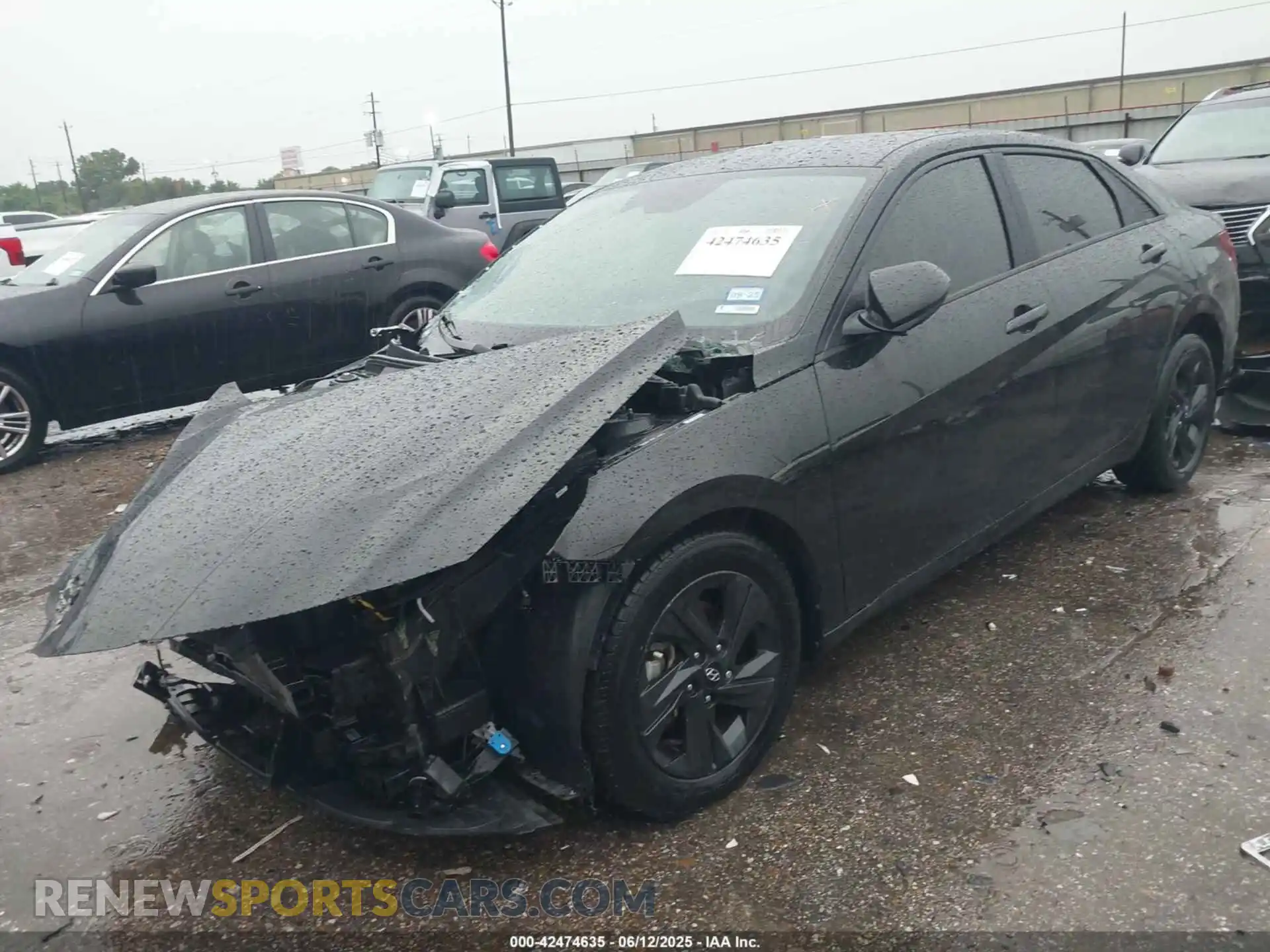 2 Photograph of a damaged car KMHLM4AG4MU103548 HYUNDAI ELANTRA 2021
