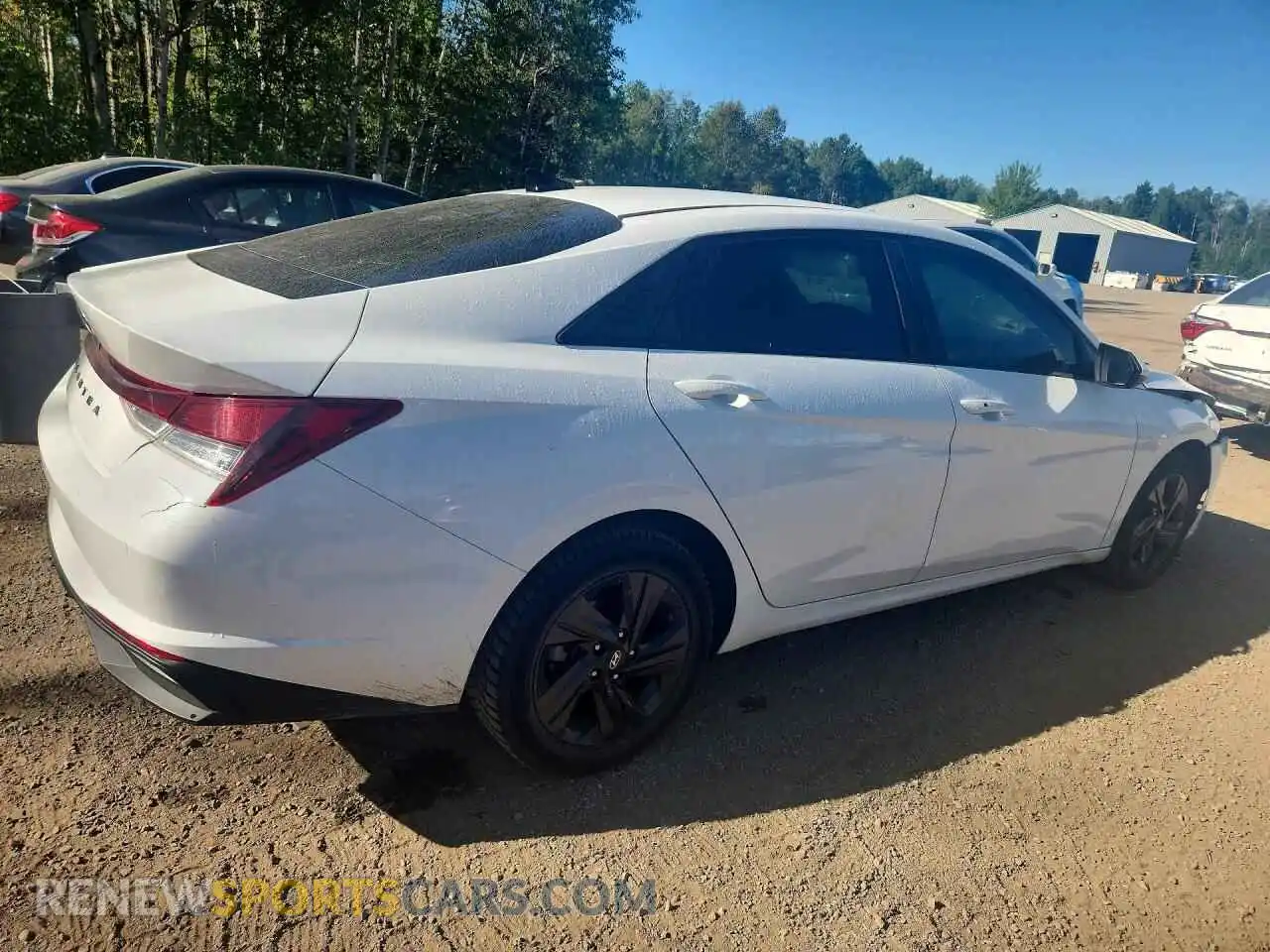 3 Photograph of a damaged car KMHLM4AG5MU104403 HYUNDAI ELANTRA 2021