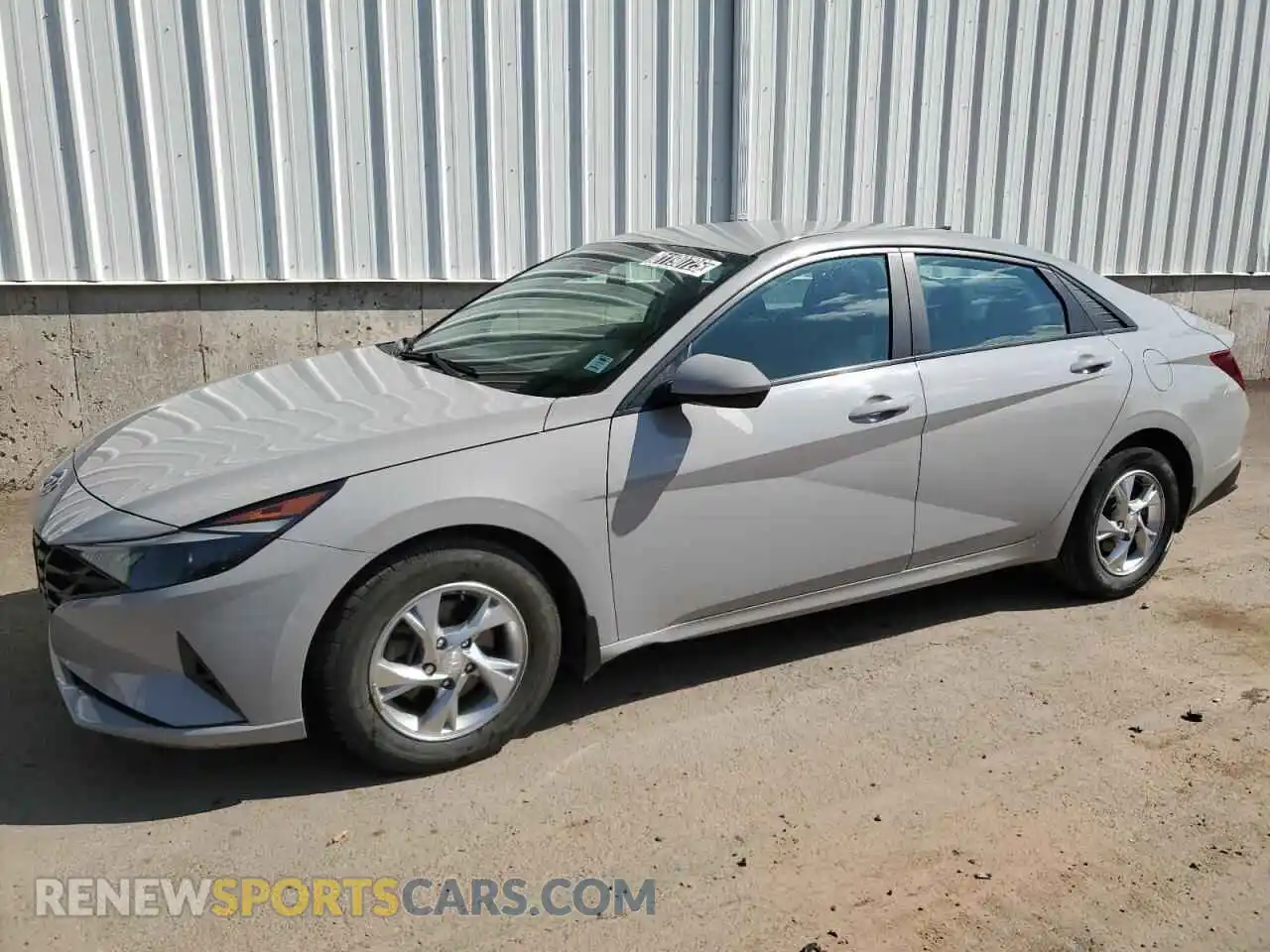 1 Photograph of a damaged car KMHLM4AGXMU071303 HYUNDAI ELANTRA 2021