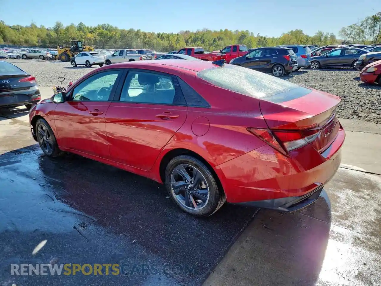 2 fotografías del automóvil dañado KMHLM4AGXMU072404 HYUNDAI ELANTRA 2021