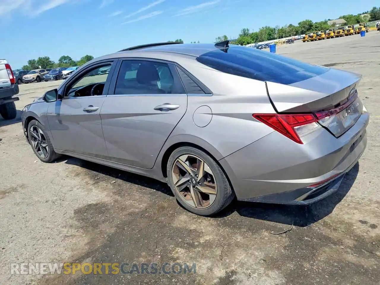 2 fotografías del automóvil dañado KMHLN4AG0MU099043 HYUNDAI ELANTRA 2021