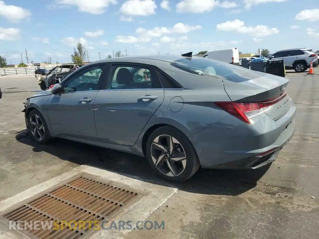 2 Photograph of a damaged car KMHLP4AG2MU156935 HYUNDAI ELANTRA 2021
