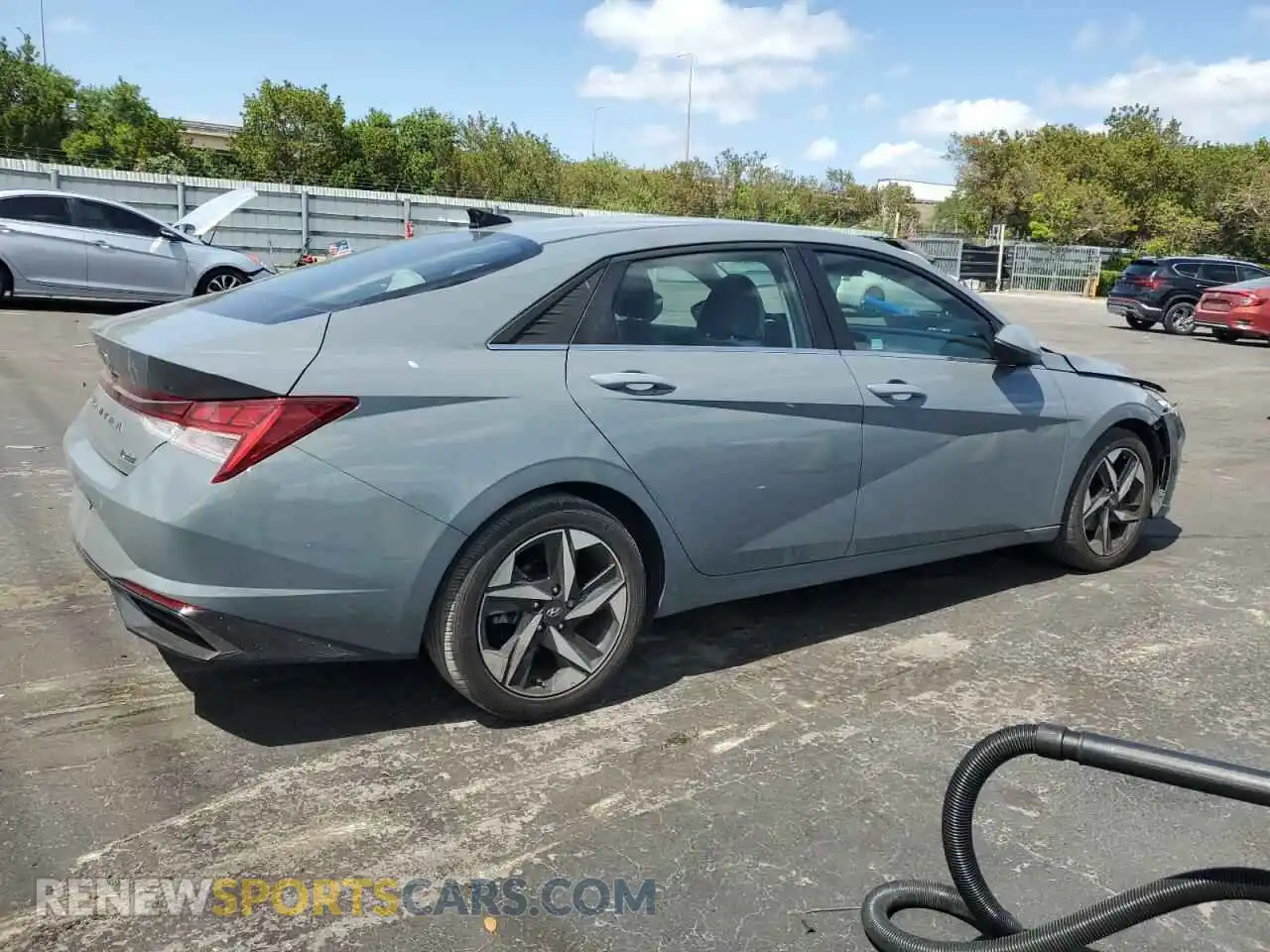 3 Photograph of a damaged car KMHLP4AG2MU156935 HYUNDAI ELANTRA 2021