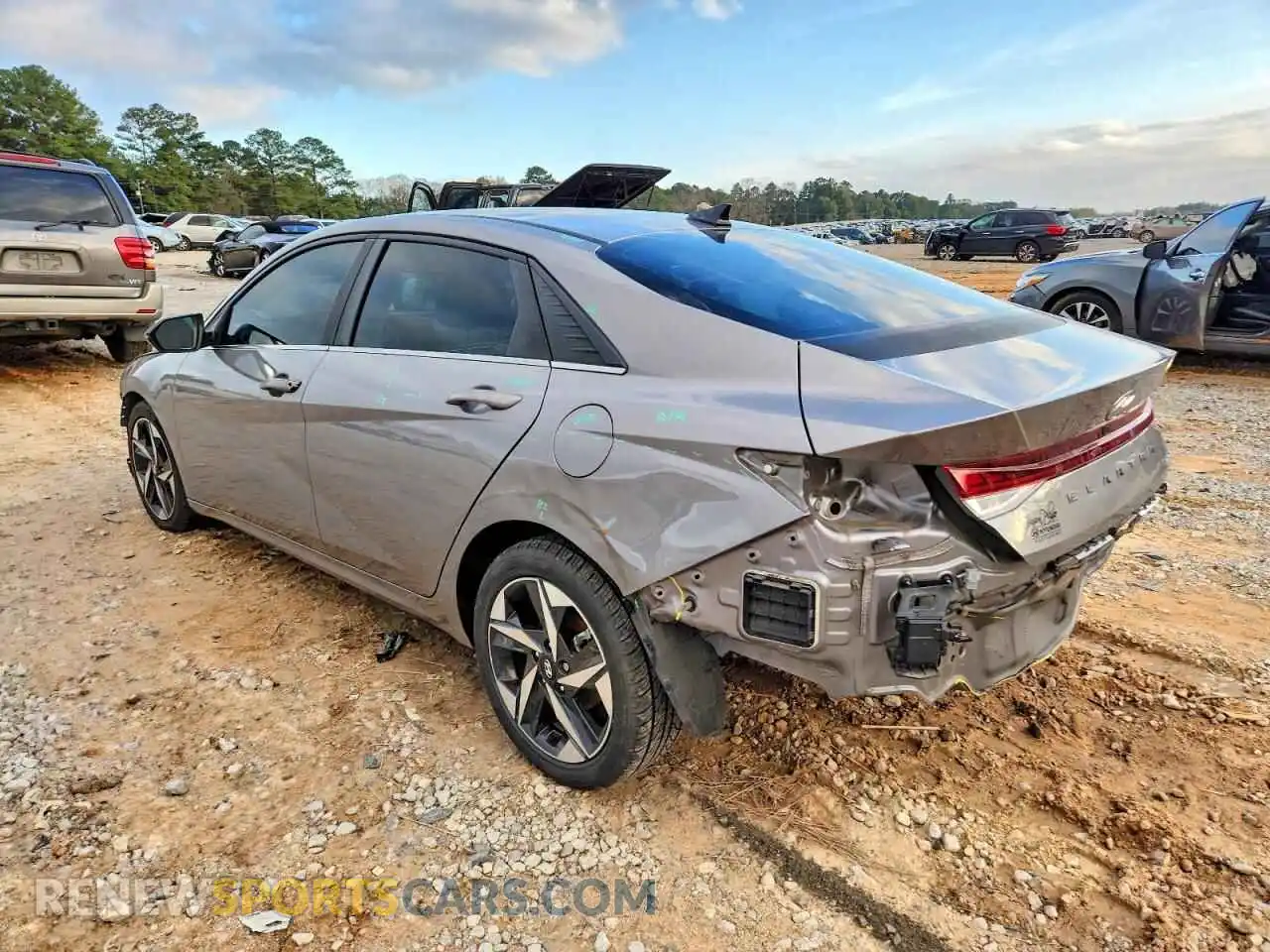 2 fotografías del automóvil dañado KMHLP4AG6MU171941 HYUNDAI ELANTRA 2021