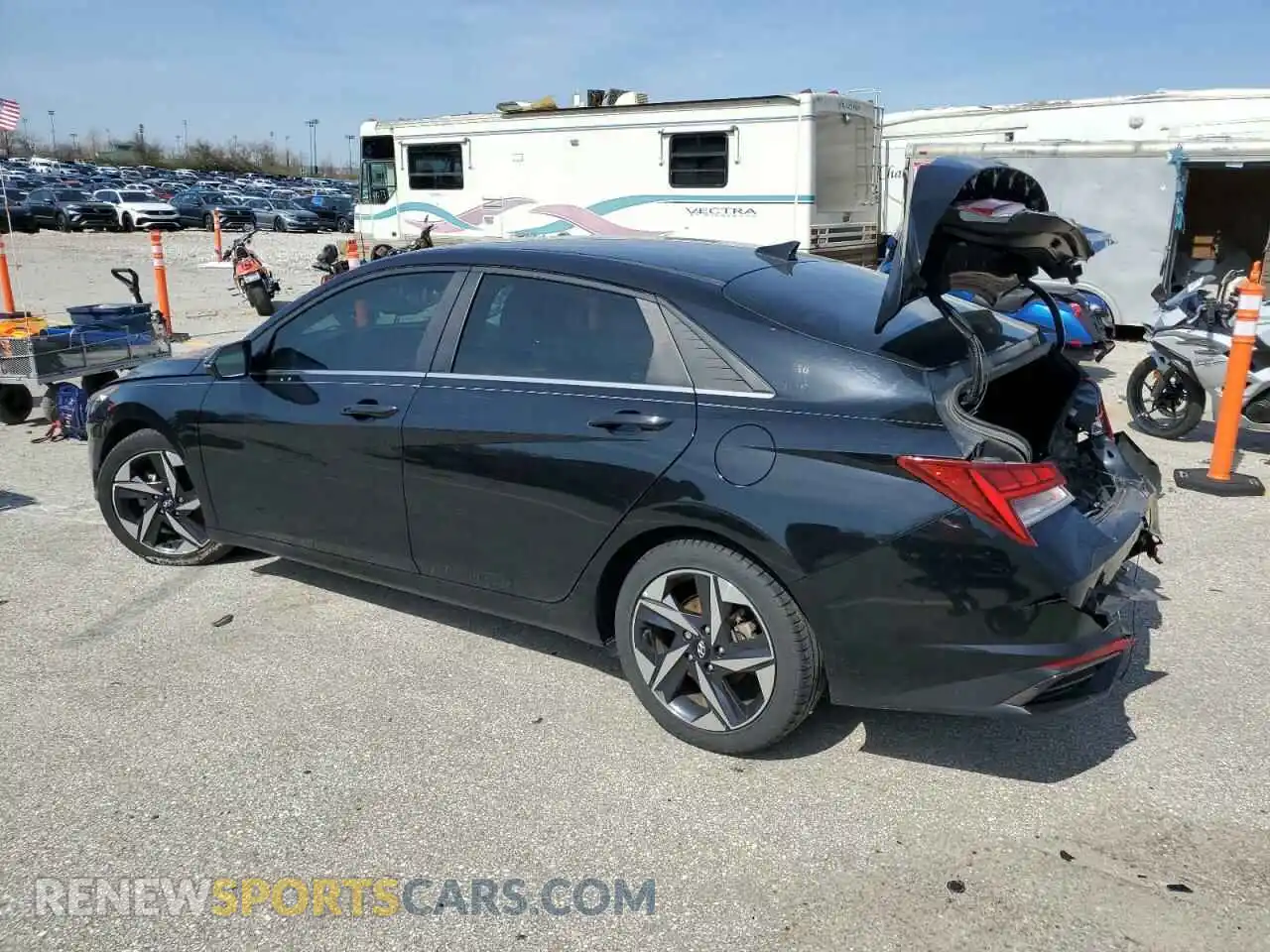 2 Photograph of a damaged car KMHLP4AG7MU132839 HYUNDAI ELANTRA 2021
