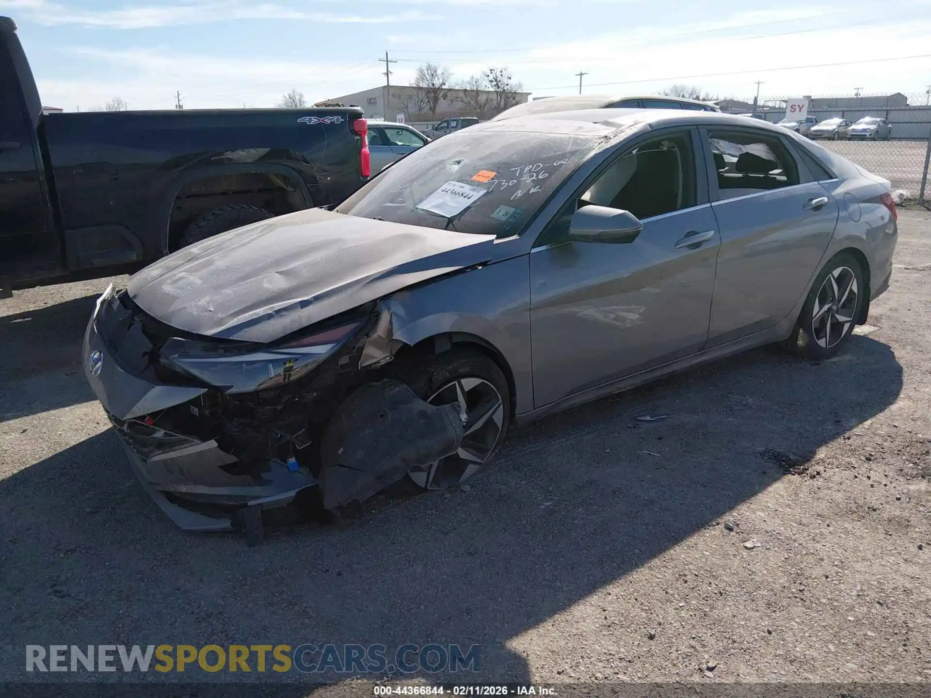 2 Photograph of a damaged car KMHLP4AGXMU071311 HYUNDAI ELANTRA 2021