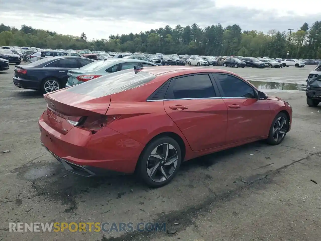3 Photograph of a damaged car KMHLP4AGXMU129272 HYUNDAI ELANTRA 2021