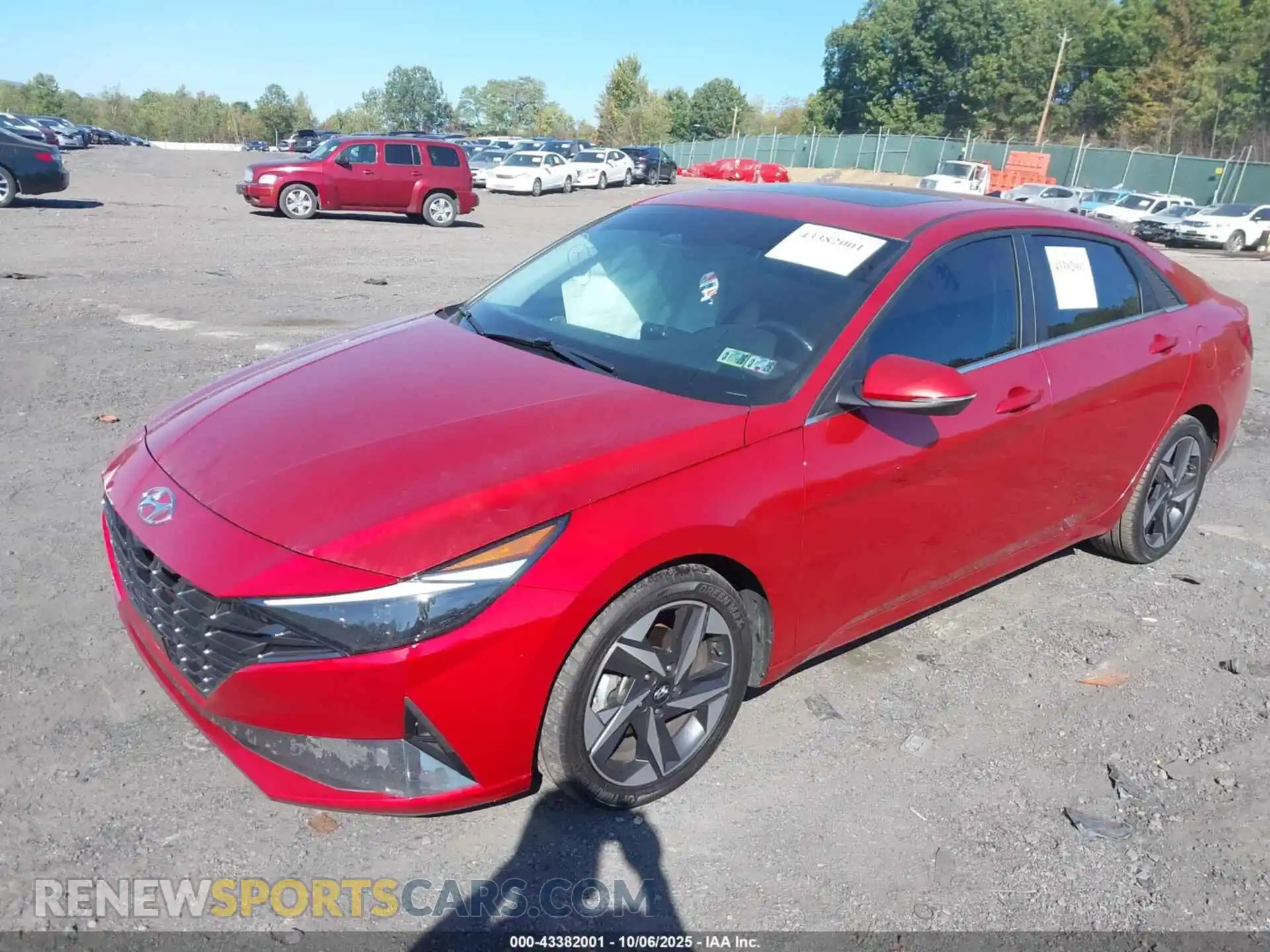 2 Photograph of a damaged car KMHLP4AGXMU153393 HYUNDAI ELANTRA 2021