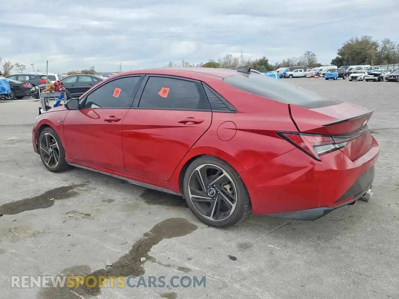 2 Photograph of a damaged car KMHLR4AF0MU158572 HYUNDAI ELANTRA 2021