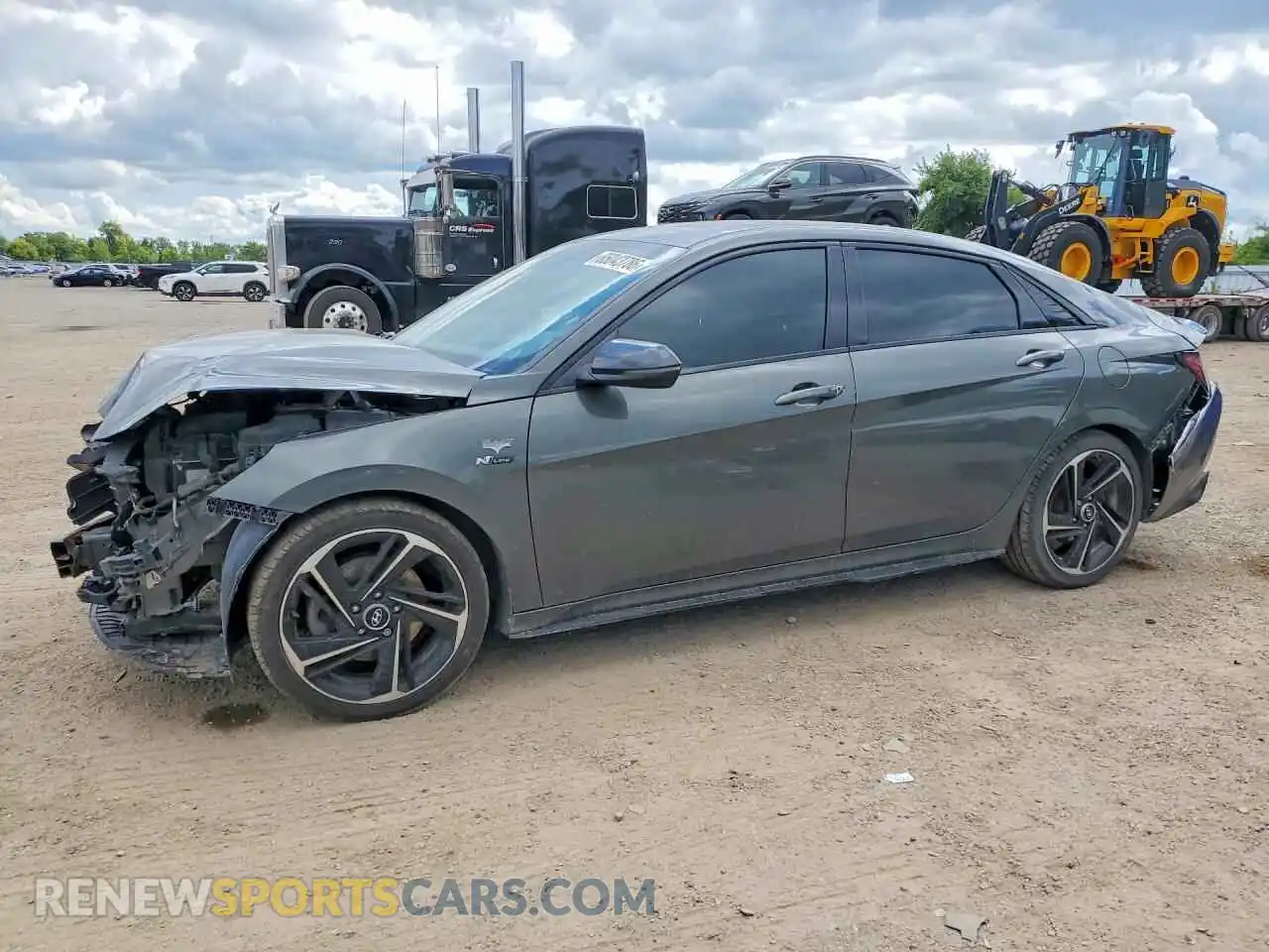 1 Photograph of a damaged car KMHLR4AF2MU110975 HYUNDAI ELANTRA 2021