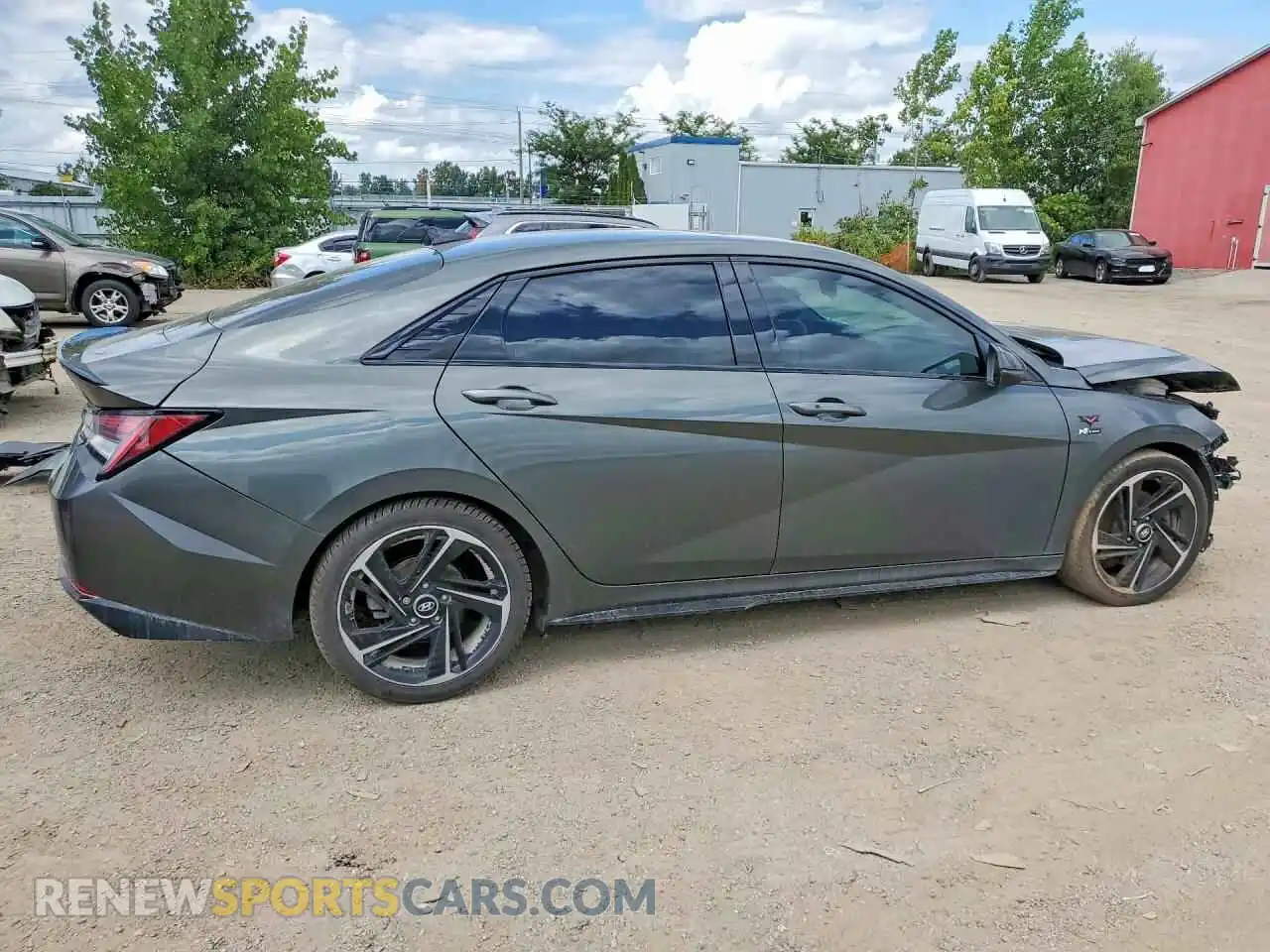 3 Photograph of a damaged car KMHLR4AF2MU110975 HYUNDAI ELANTRA 2021
