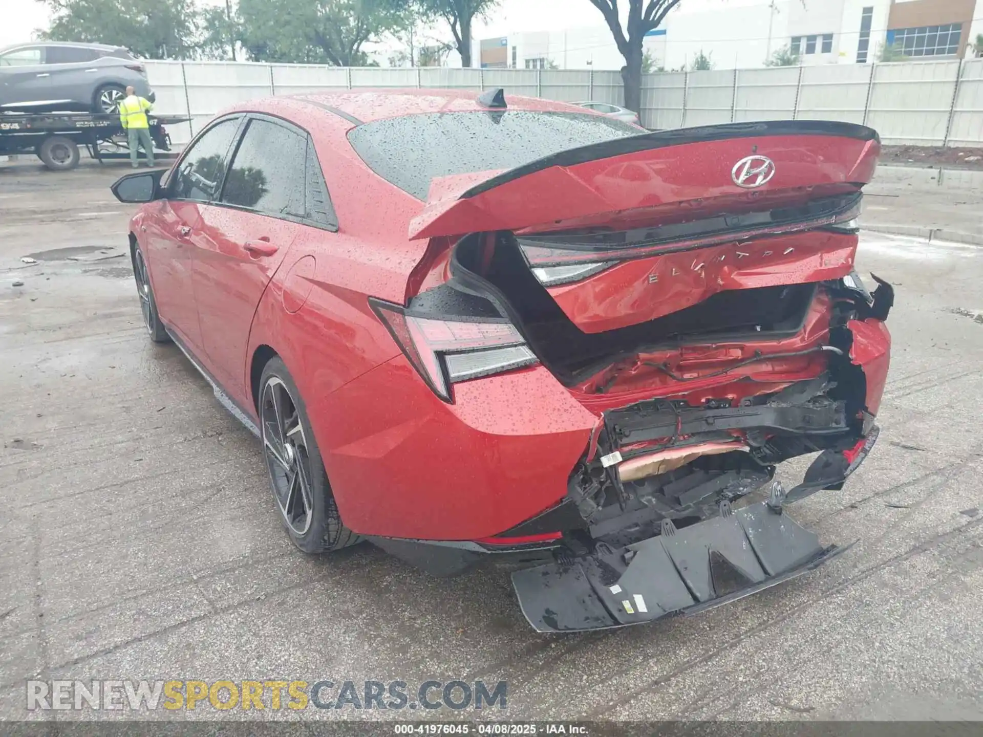 3 Фотография поврежденного автомобиля KMHLR4AF2MU187992 HYUNDAI ELANTRA 2021