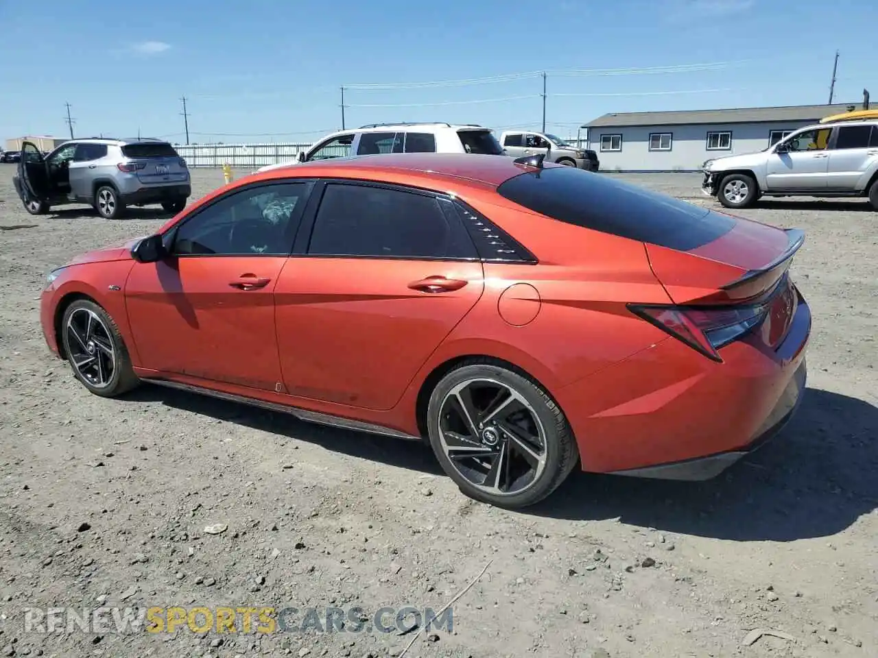 2 Photograph of a damaged car KMHLR4AF3MU175270 HYUNDAI ELANTRA 2021