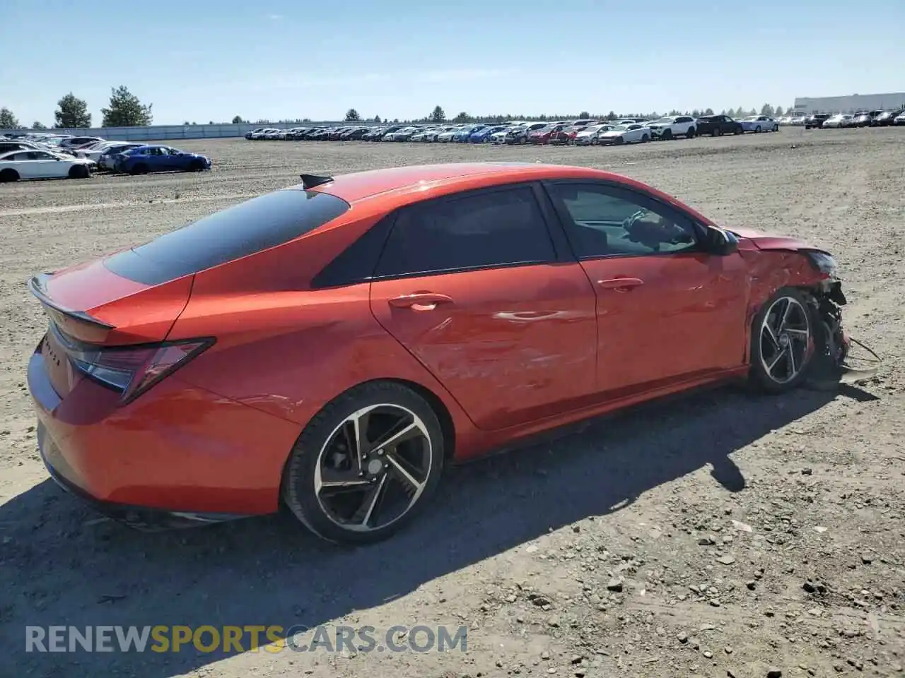 3 Photograph of a damaged car KMHLR4AF3MU175270 HYUNDAI ELANTRA 2021