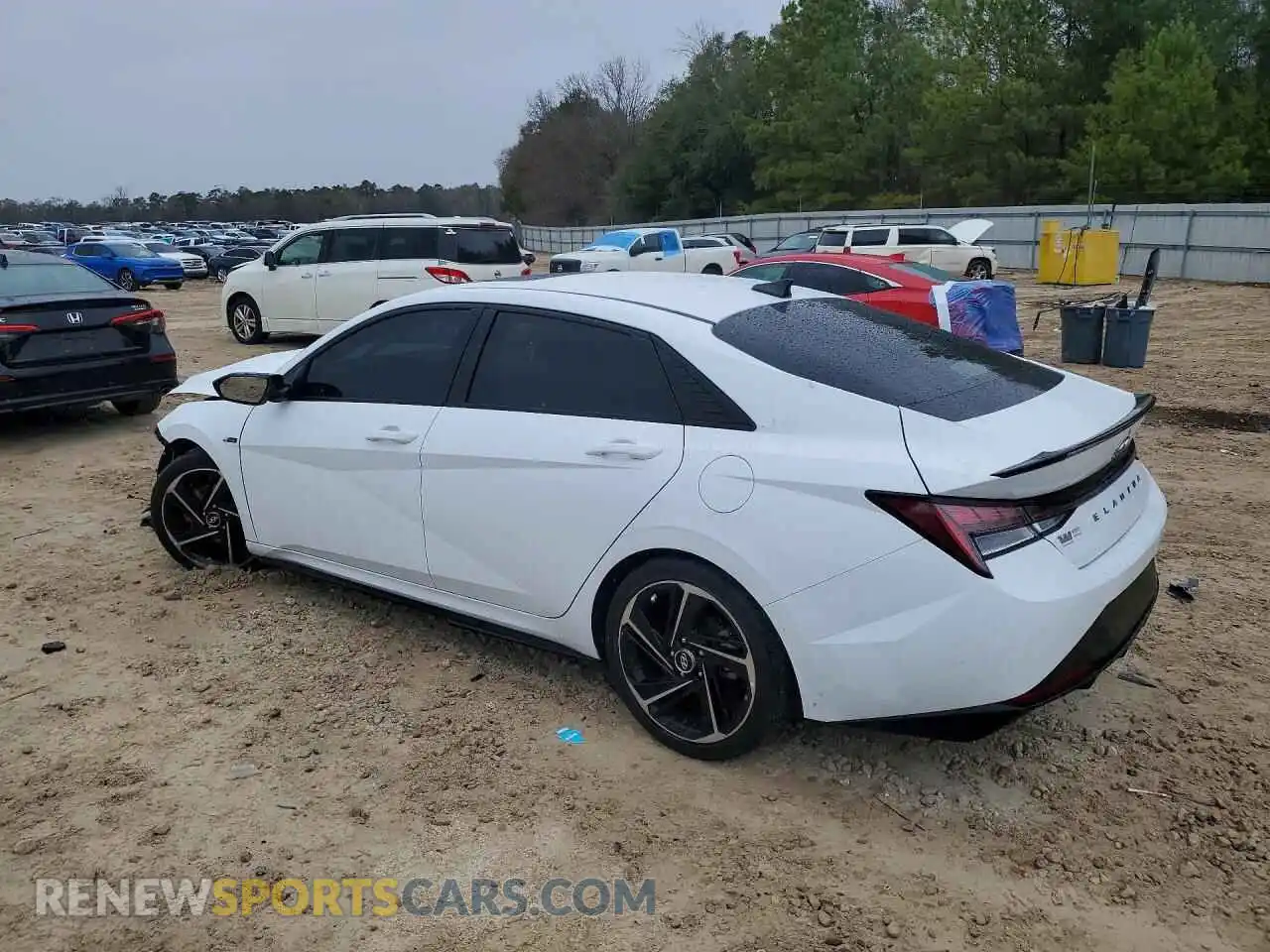 2 Photograph of a damaged car KMHLR4AF5MU179014 HYUNDAI ELANTRA 2021