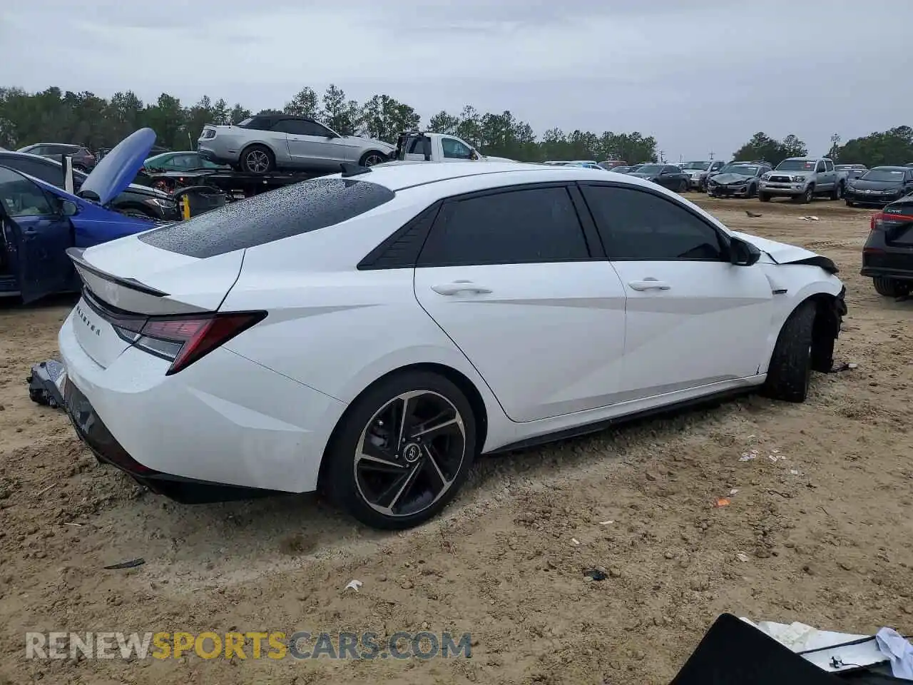 3 Photograph of a damaged car KMHLR4AF5MU179014 HYUNDAI ELANTRA 2021