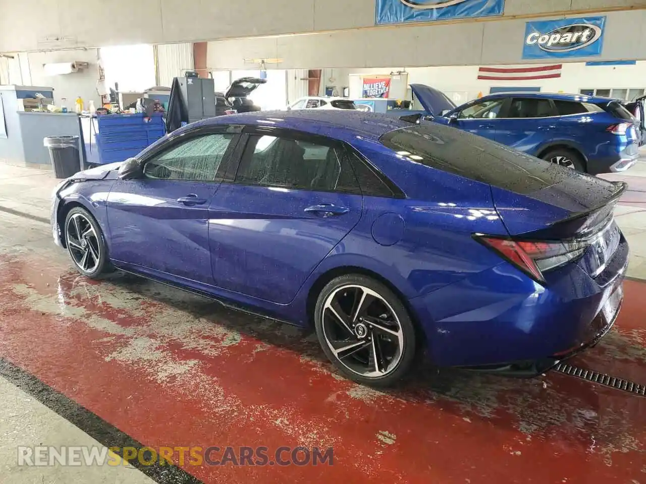 2 Фотография поврежденного автомобиля KMHLR4AF8MU113220 HYUNDAI ELANTRA 2021