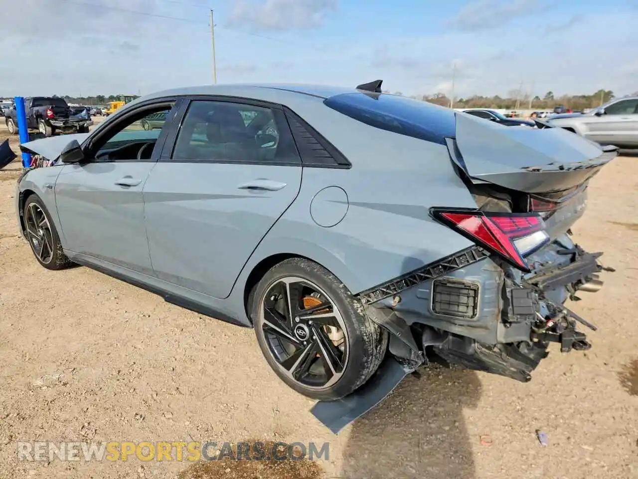 2 Photograph of a damaged car KMHLR4AF8MU162787 HYUNDAI ELANTRA 2021