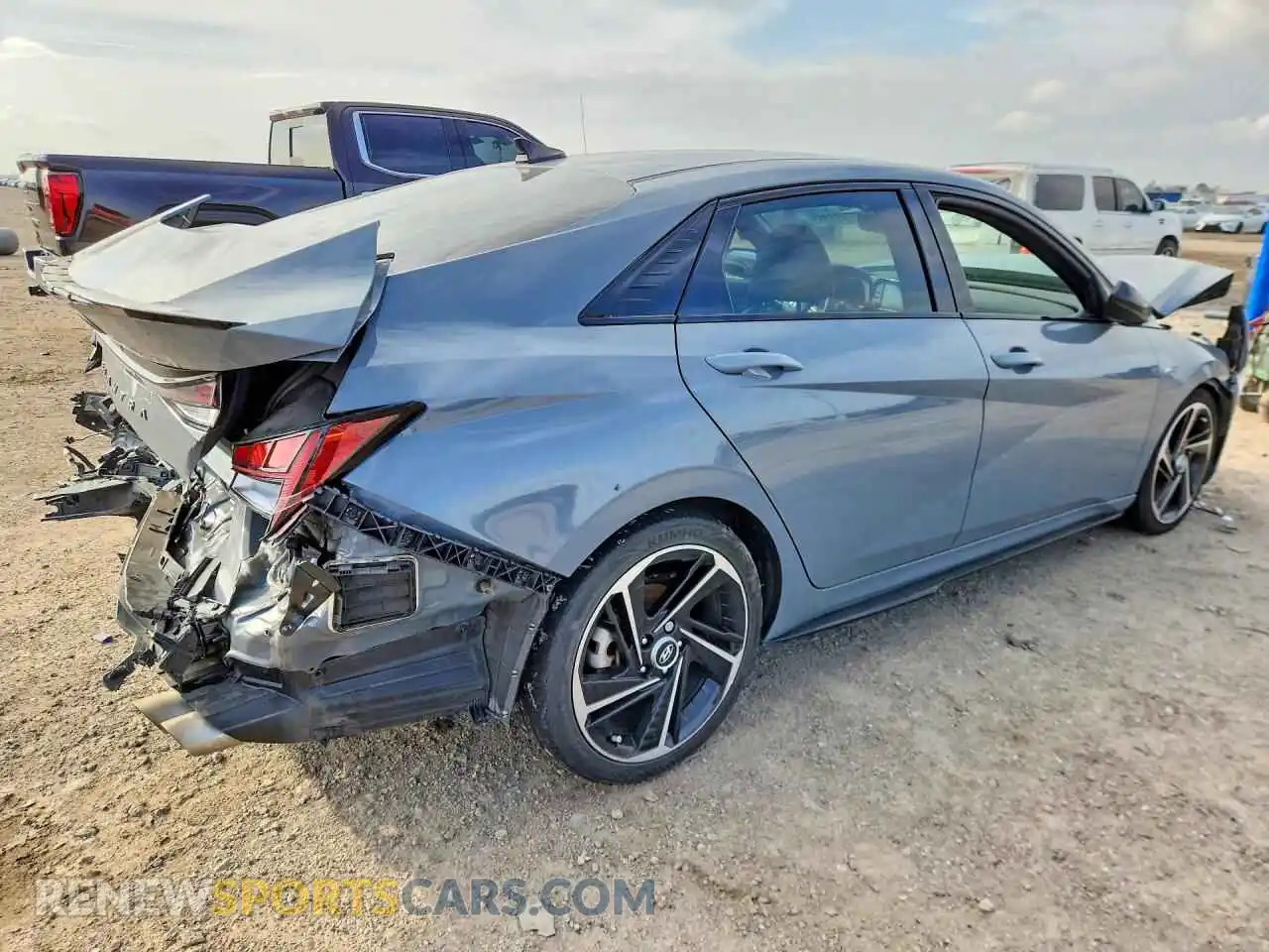 3 Photograph of a damaged car KMHLR4AF8MU162787 HYUNDAI ELANTRA 2021